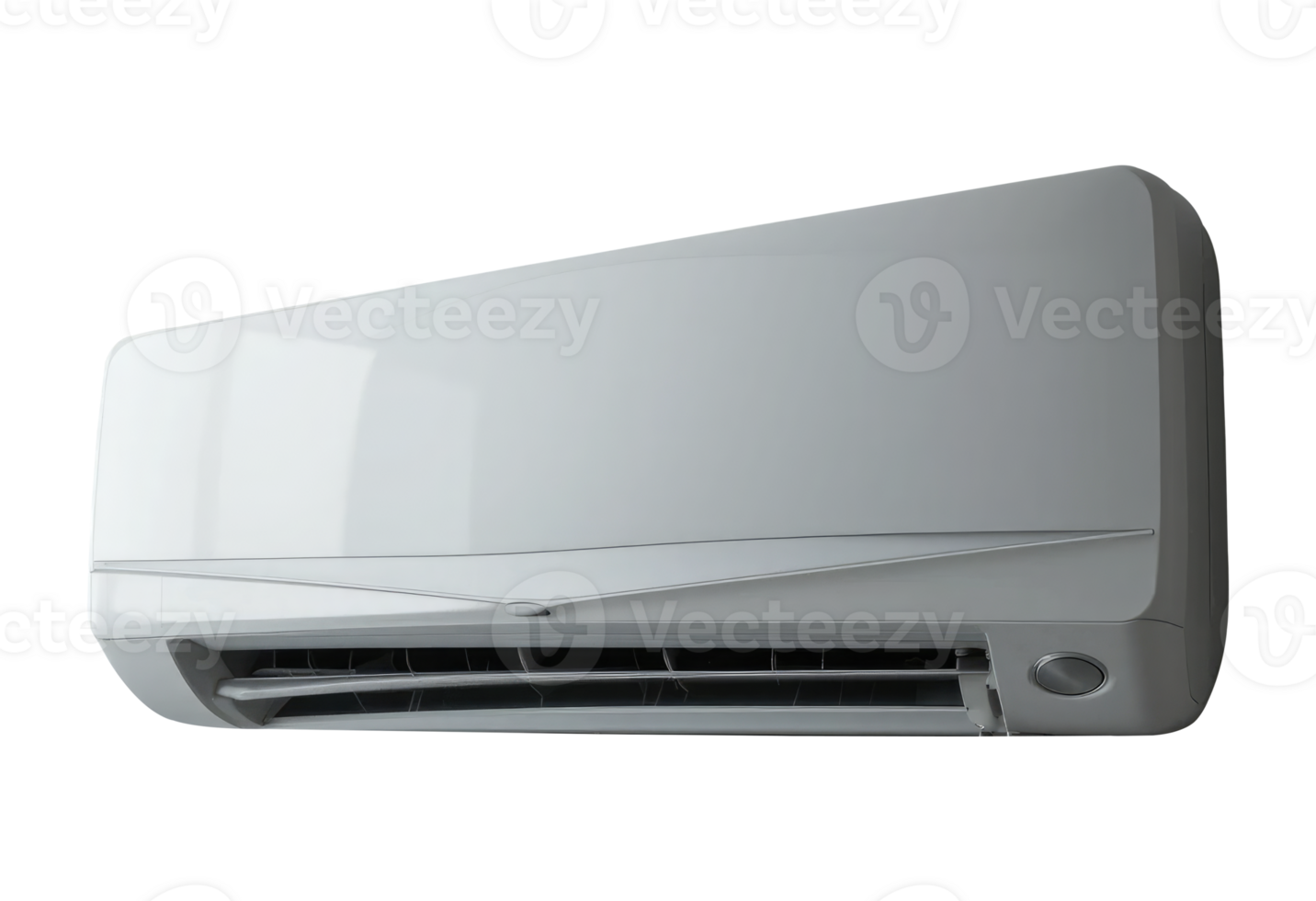 Realistic Wall Mounted Split AC Unit for Design Projects png