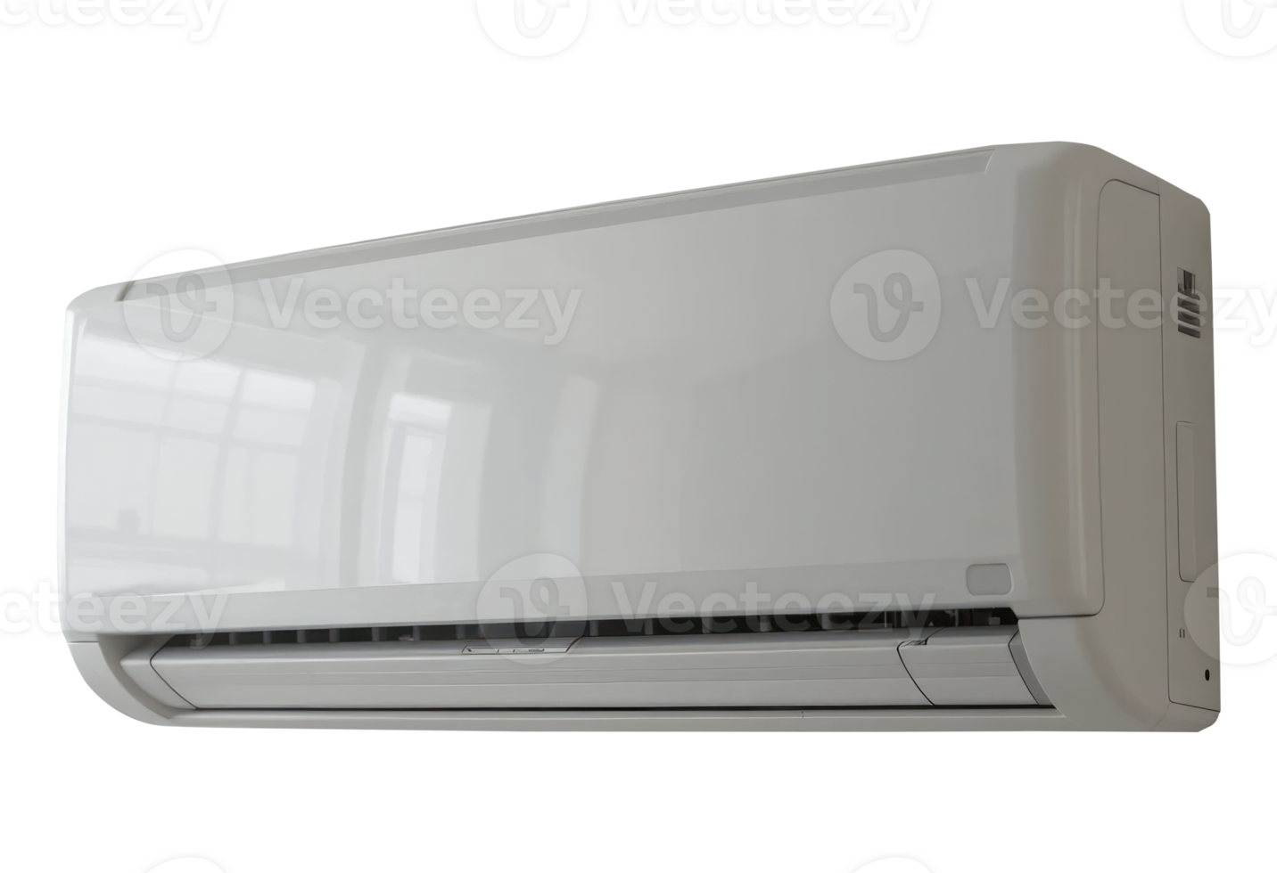 Indoor Wall Split Air Conditioner Cut Out for Home Interior Projects png