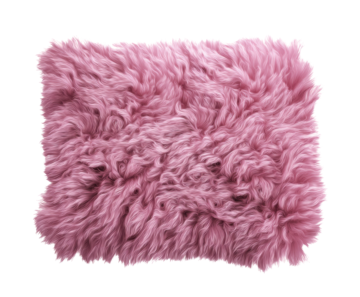 Soft pink fur texture for cozy home decor design projects png
