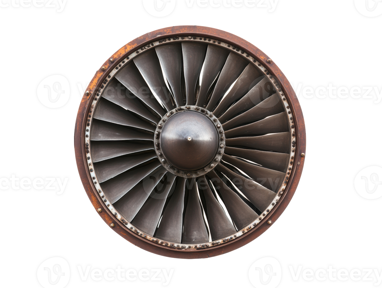Turbine engine component showcasing intricate design and engineering png