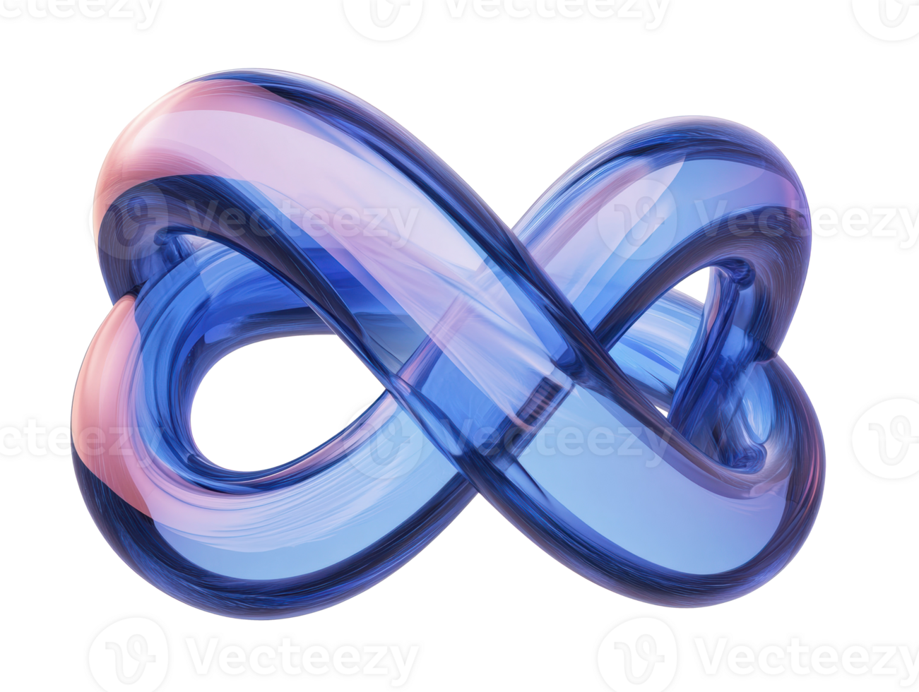 Elegant infinity loop design for modern decor and branding use png