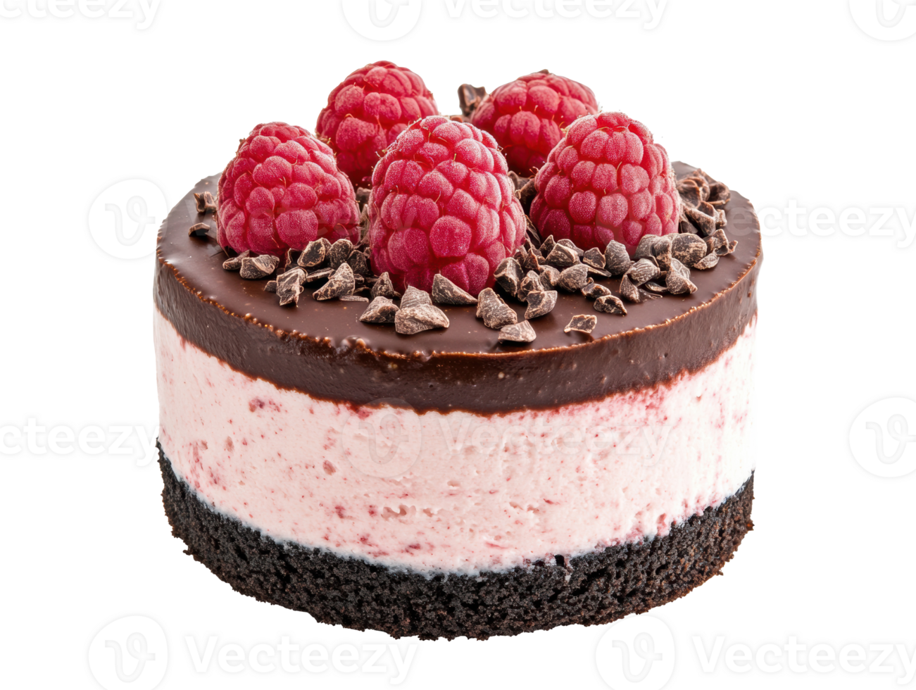 Delicious raspberry chocolate cake for dessert lovers and celebrations png