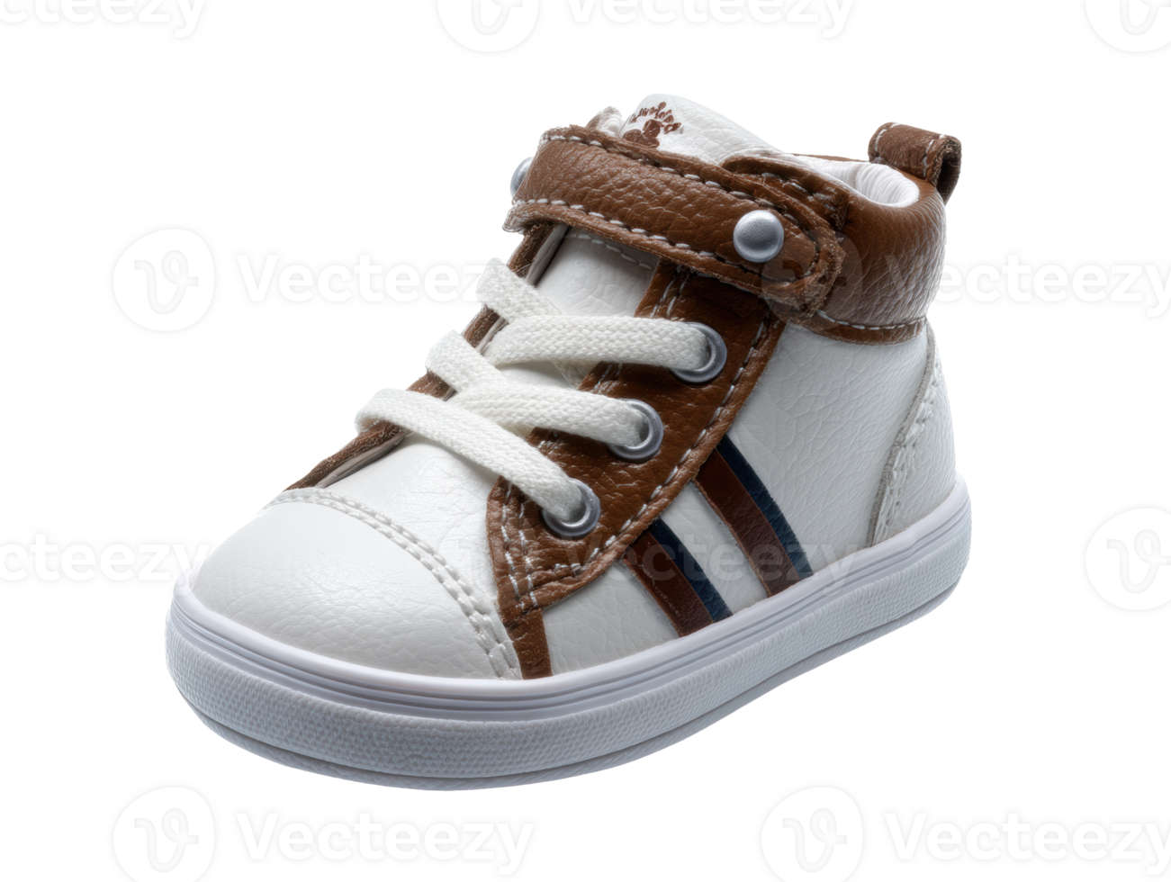 Stylish white toddler sneaker for active play and everyday wear png