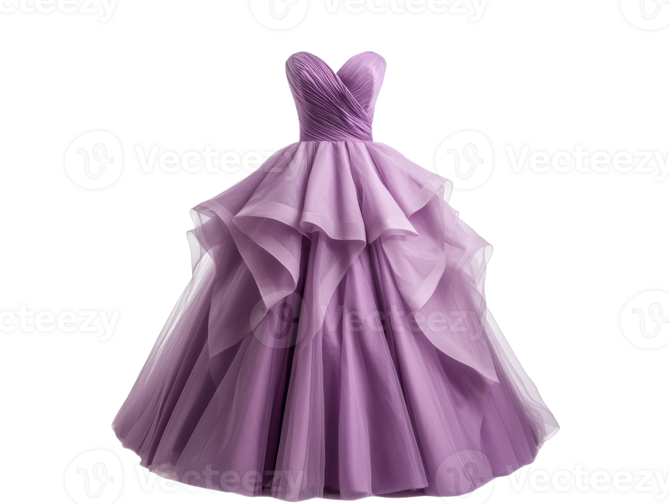 Elegant lilac formal dress for special occasions and events png
