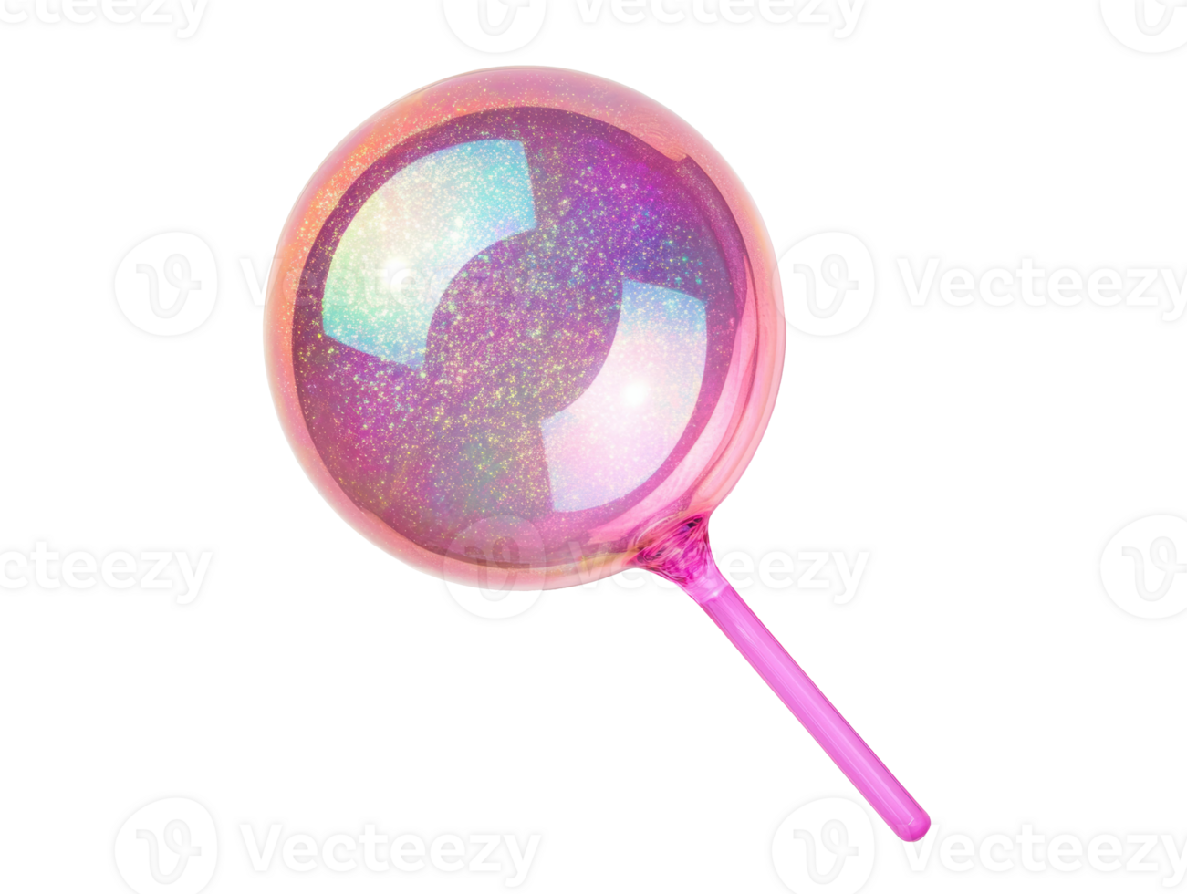 Colorful glitter lollipop suitable for festive occasions and parties png