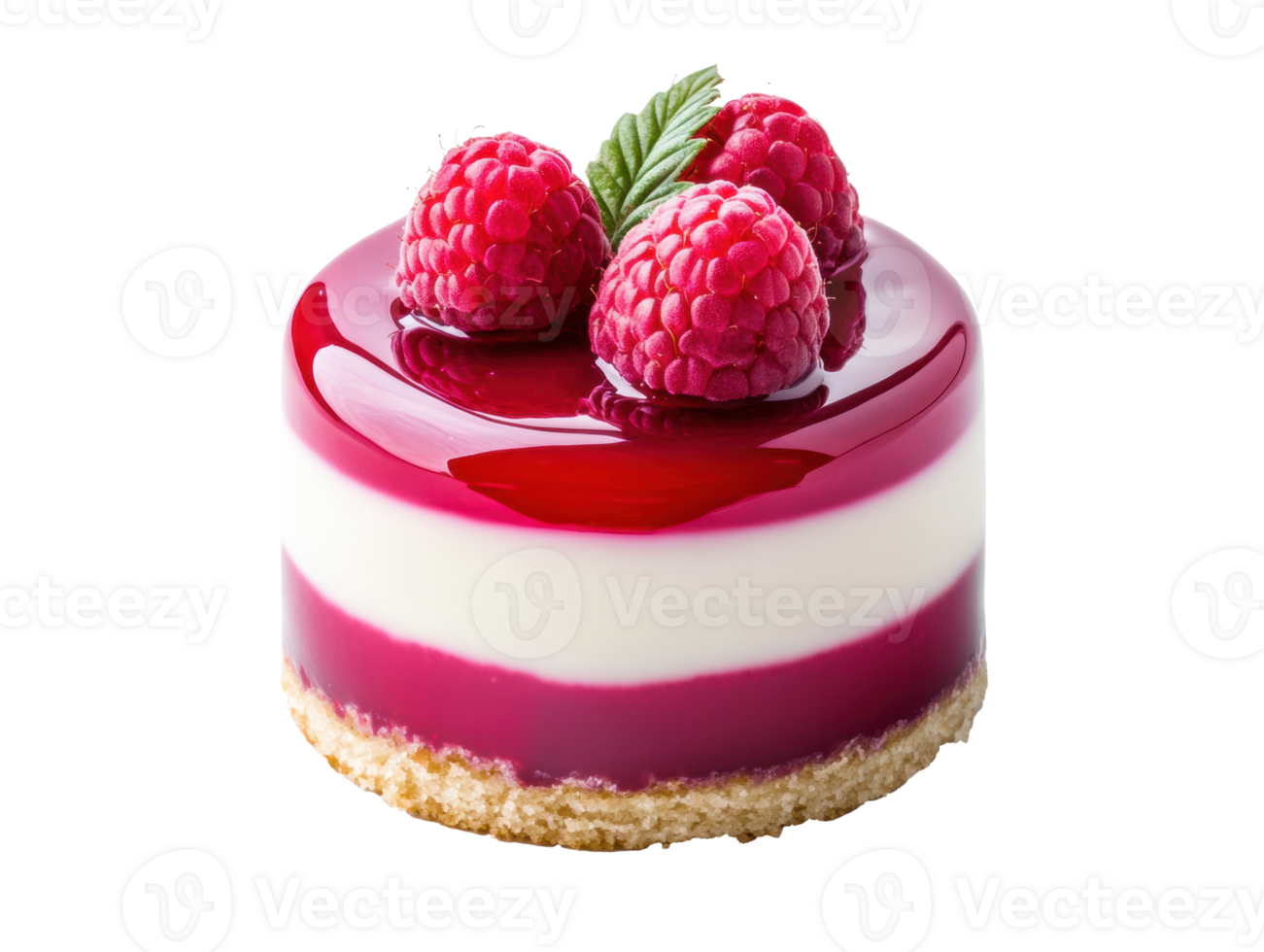 Delicious raspberry mousse dessert with creamy layers for celebrations png