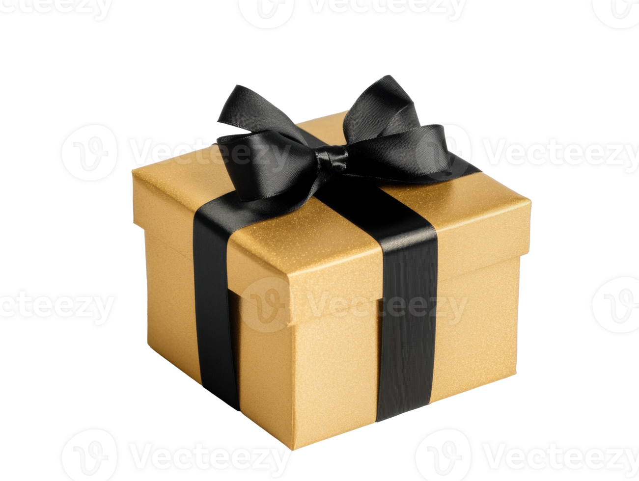 Gift box with black ribbon for special occasions and celebrations png