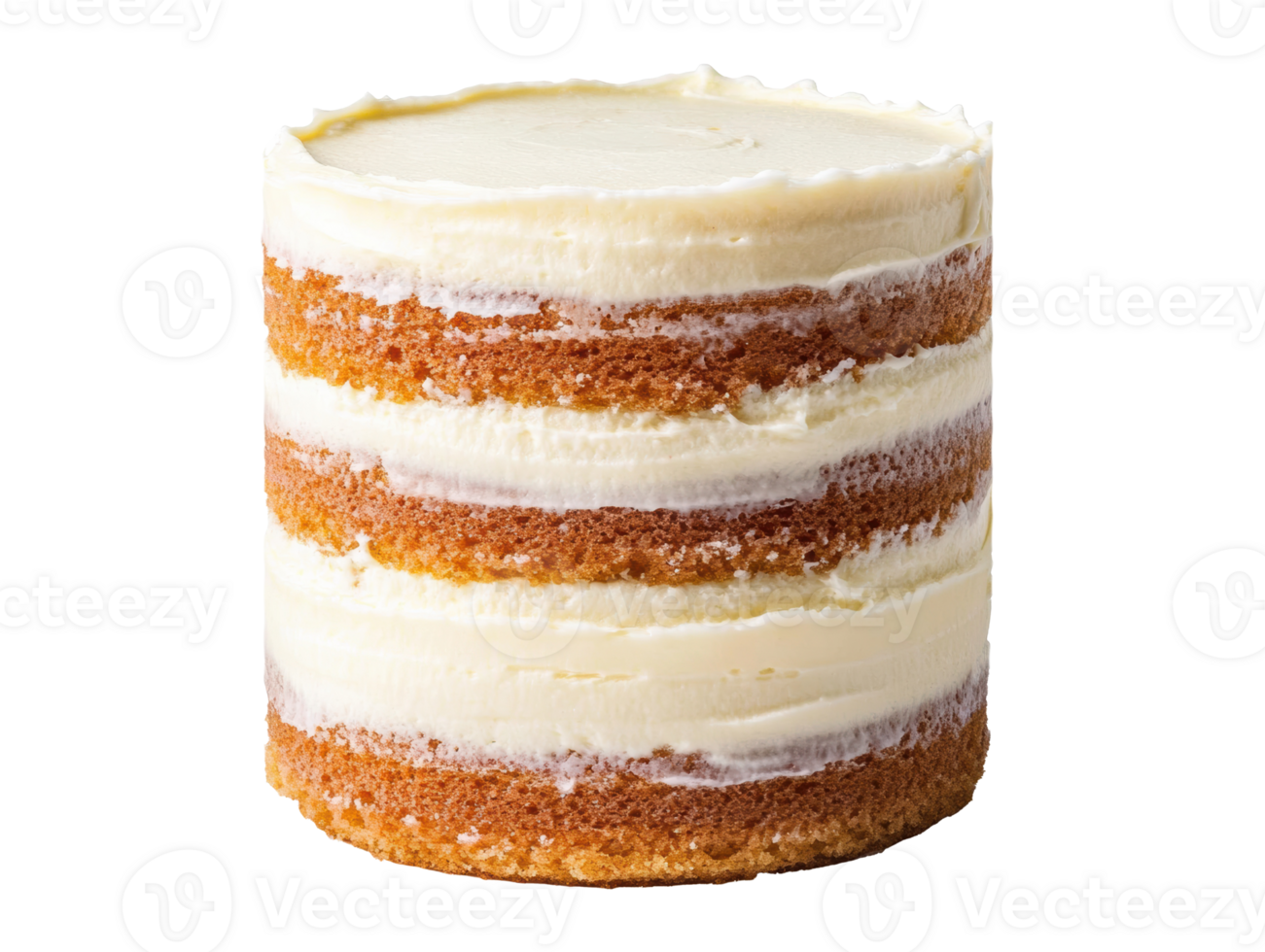 Moist layered cake with creamy frosting for celebrations and events png