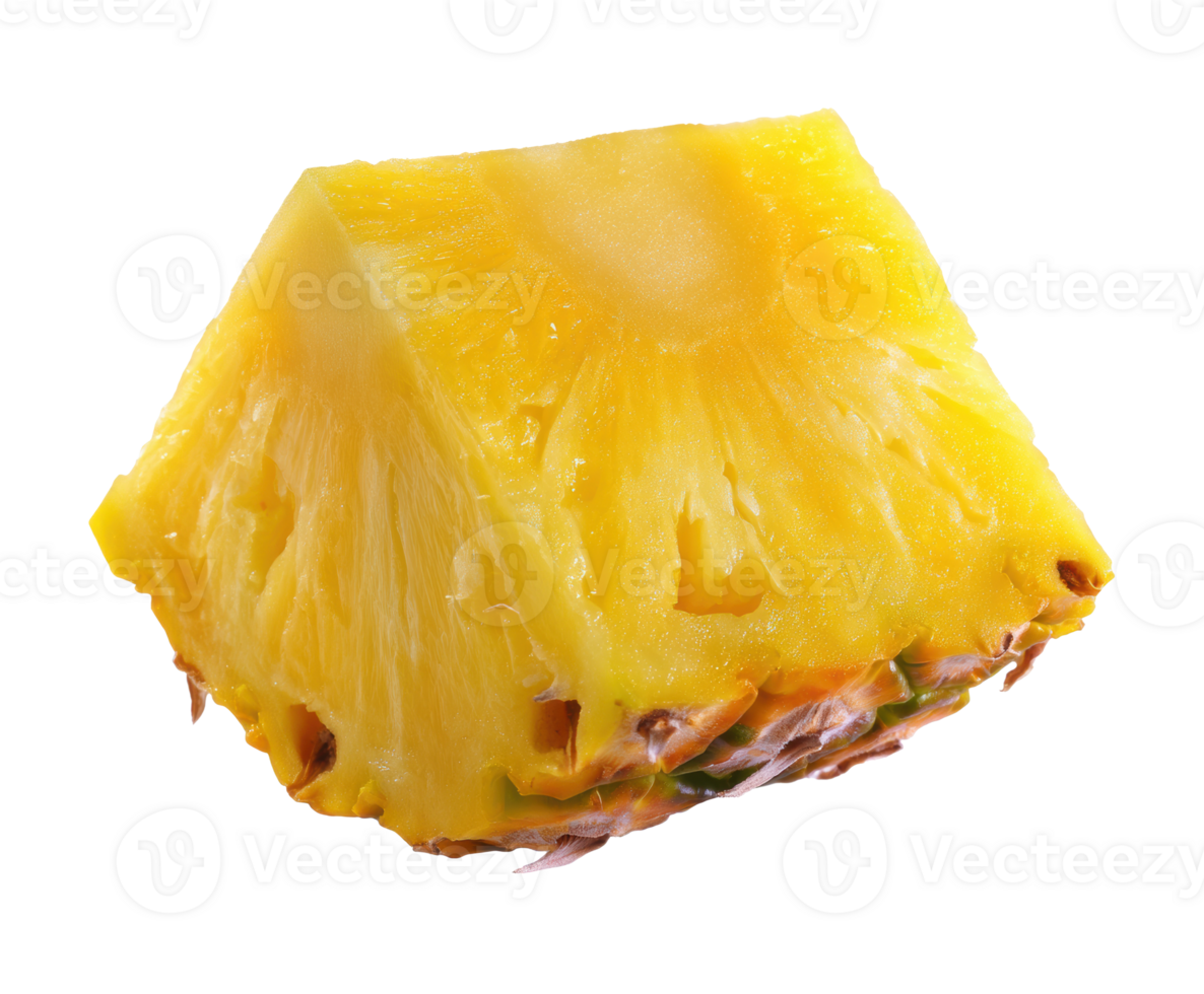 Fresh pineapple slice for healthy snacks and culinary use png