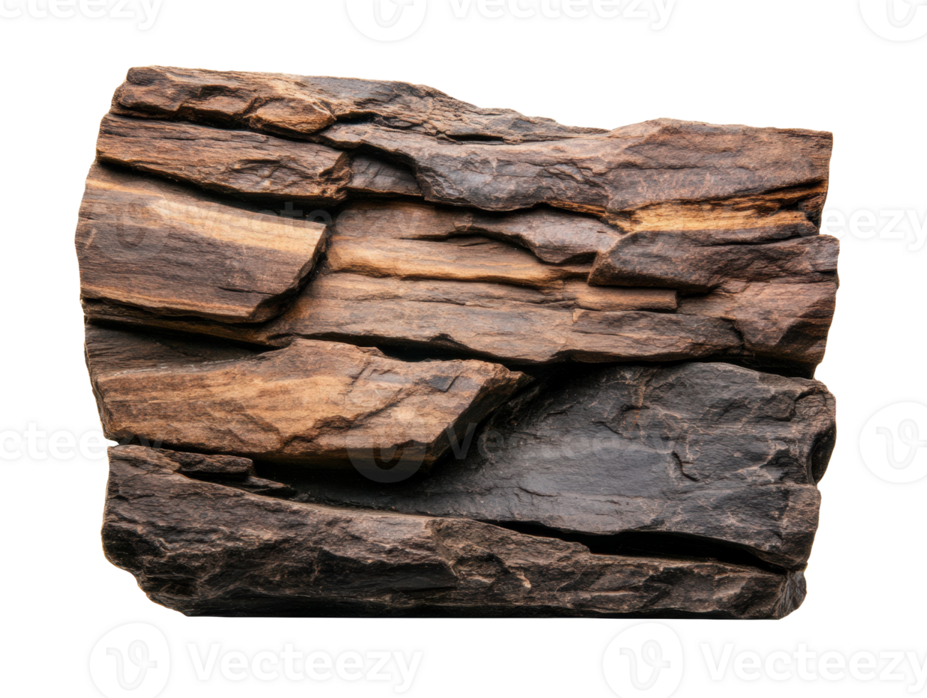 Natural textured rock formation for decorative purposes in landscaping png