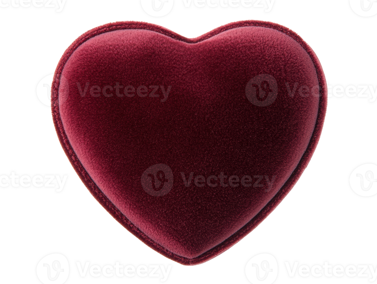 Elegant velvet heart shaped box for romantic gifts and keepsakes png