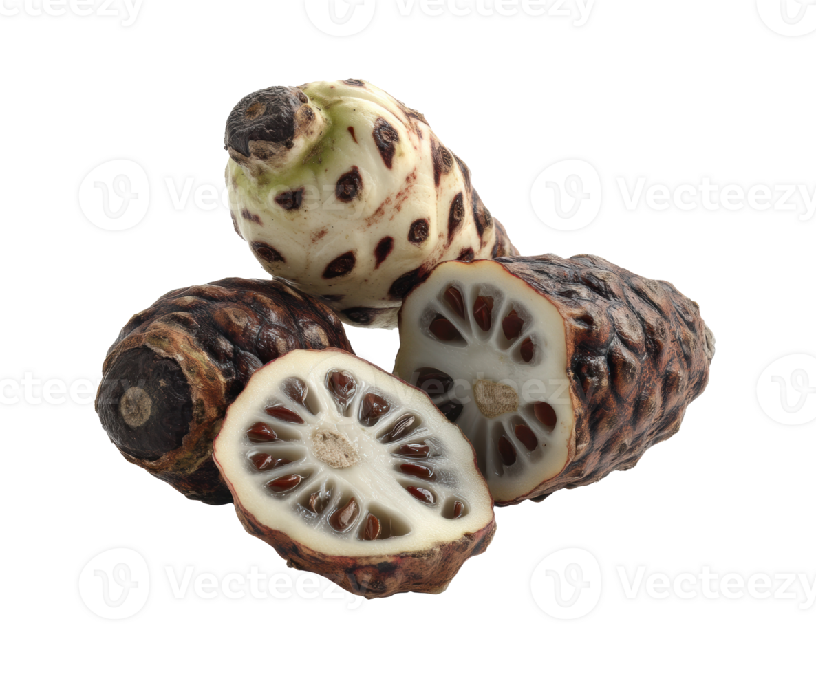 Unique and exotic fruits with intricate patterns for culinary uses png