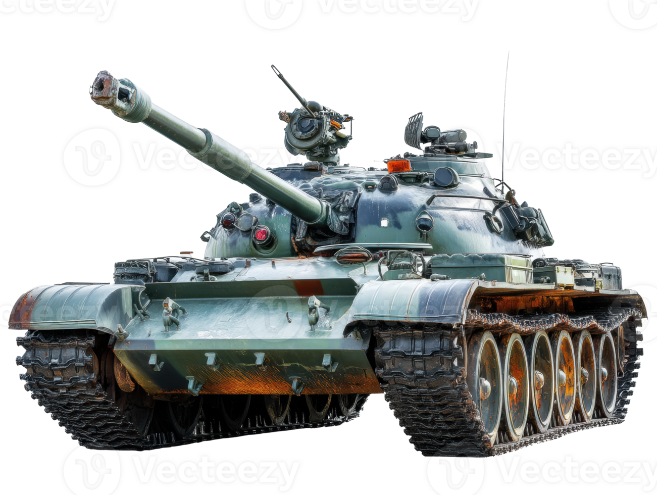 Military tank on display at outdoor exhibit featuring armored vehicles png