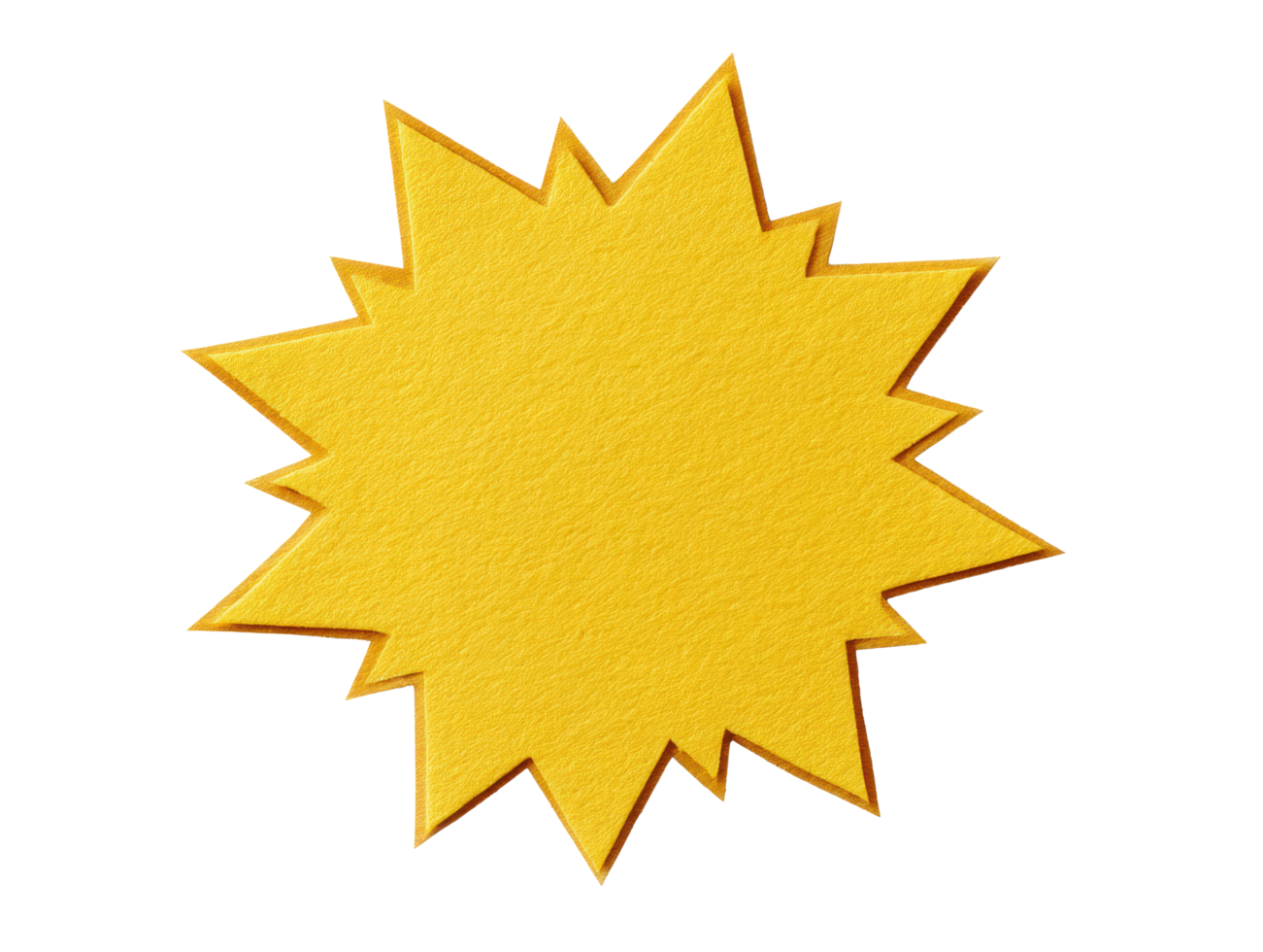 Vibrant yellow burst for eye-catching designs and promotions png