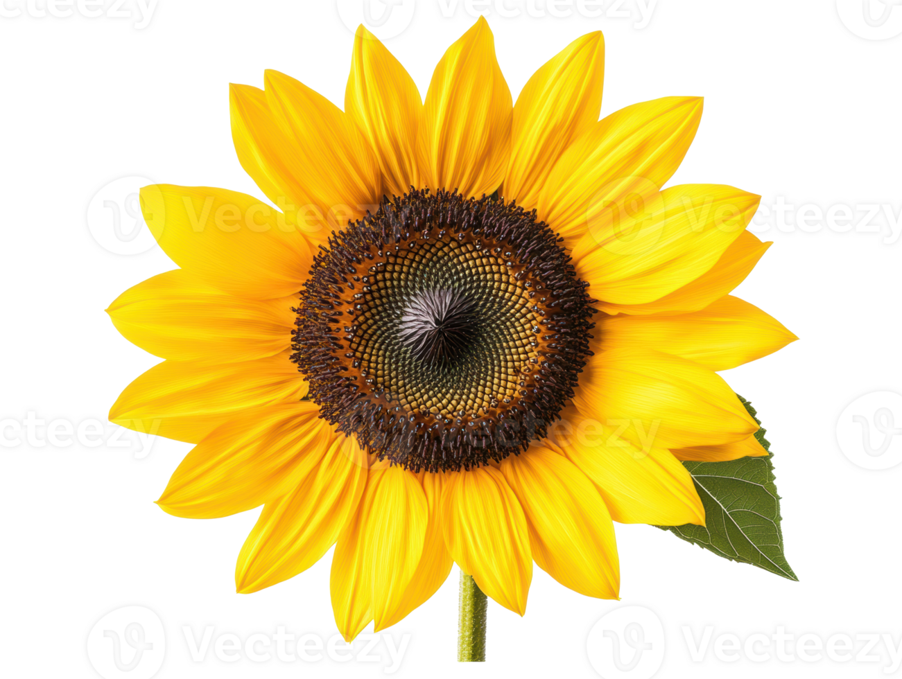 Bright sunflower blooms with vibrant yellow petals in summer garden png