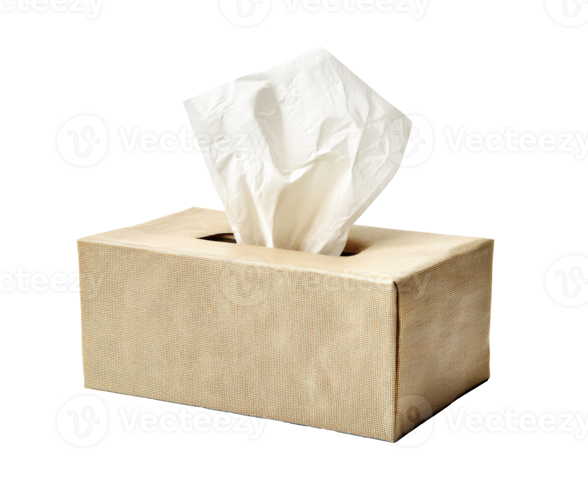 Soft tissue box for home or office use, ideal for daily needs png