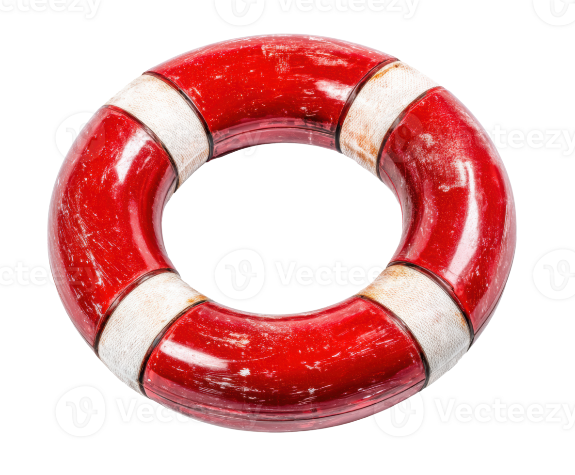 Lifebuoy for safety at a lakeside or seaside location png