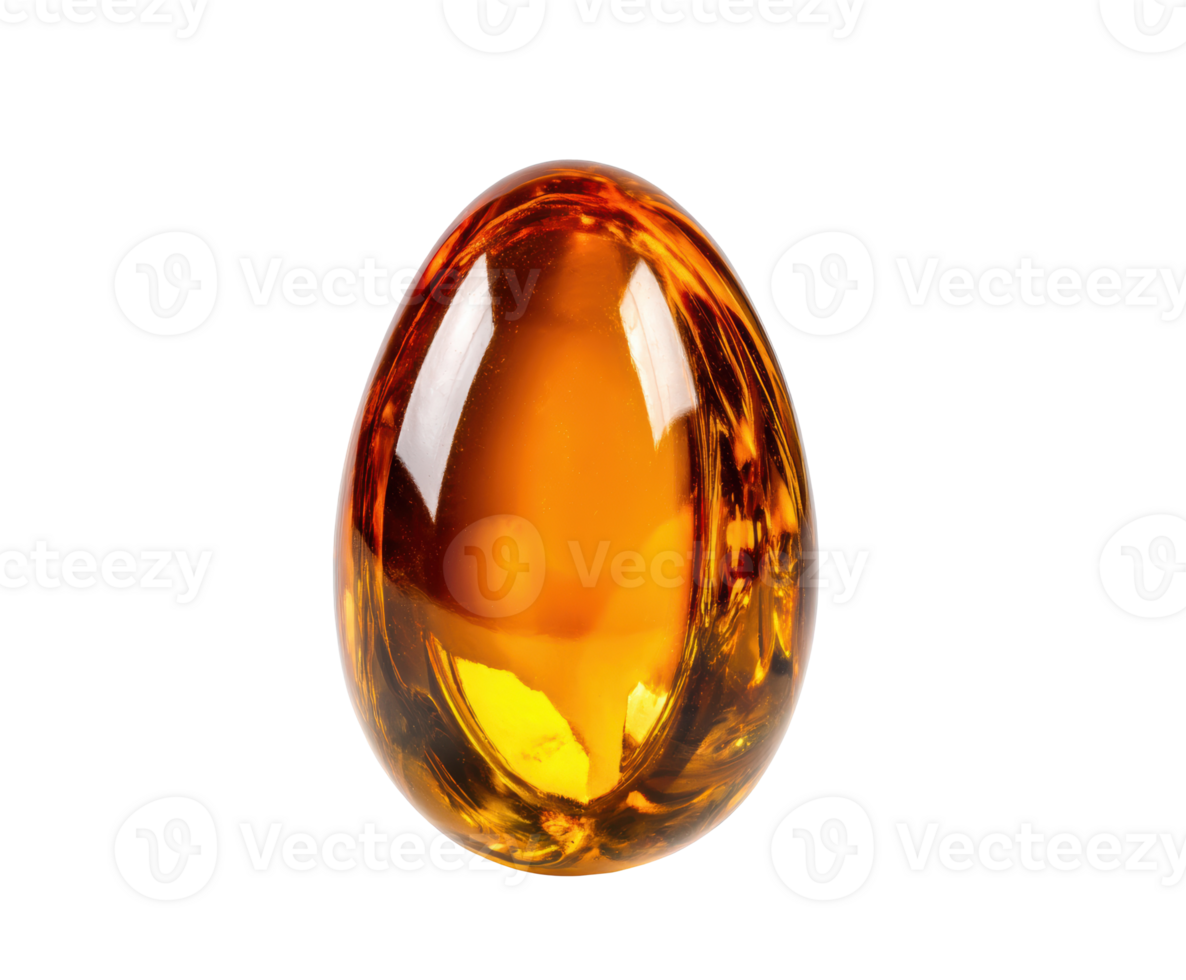 Amber egg shape decoration for home or office display use png