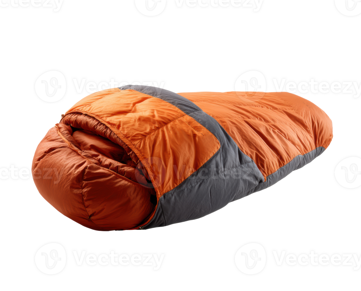 Comfortable sleeping bag for outdoor adventures and camping trips png