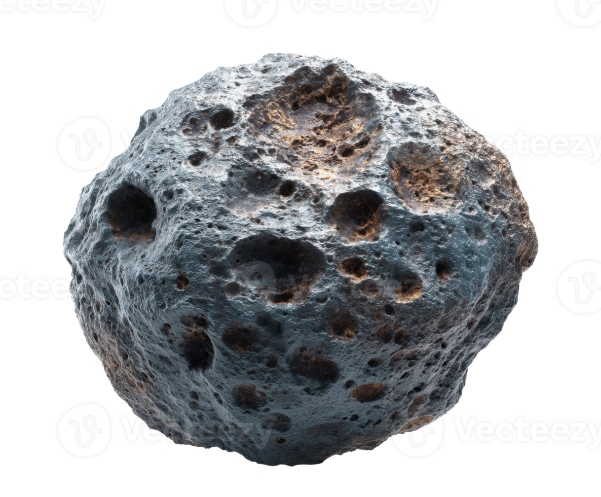 Textured lunar rock formation for scientific study png