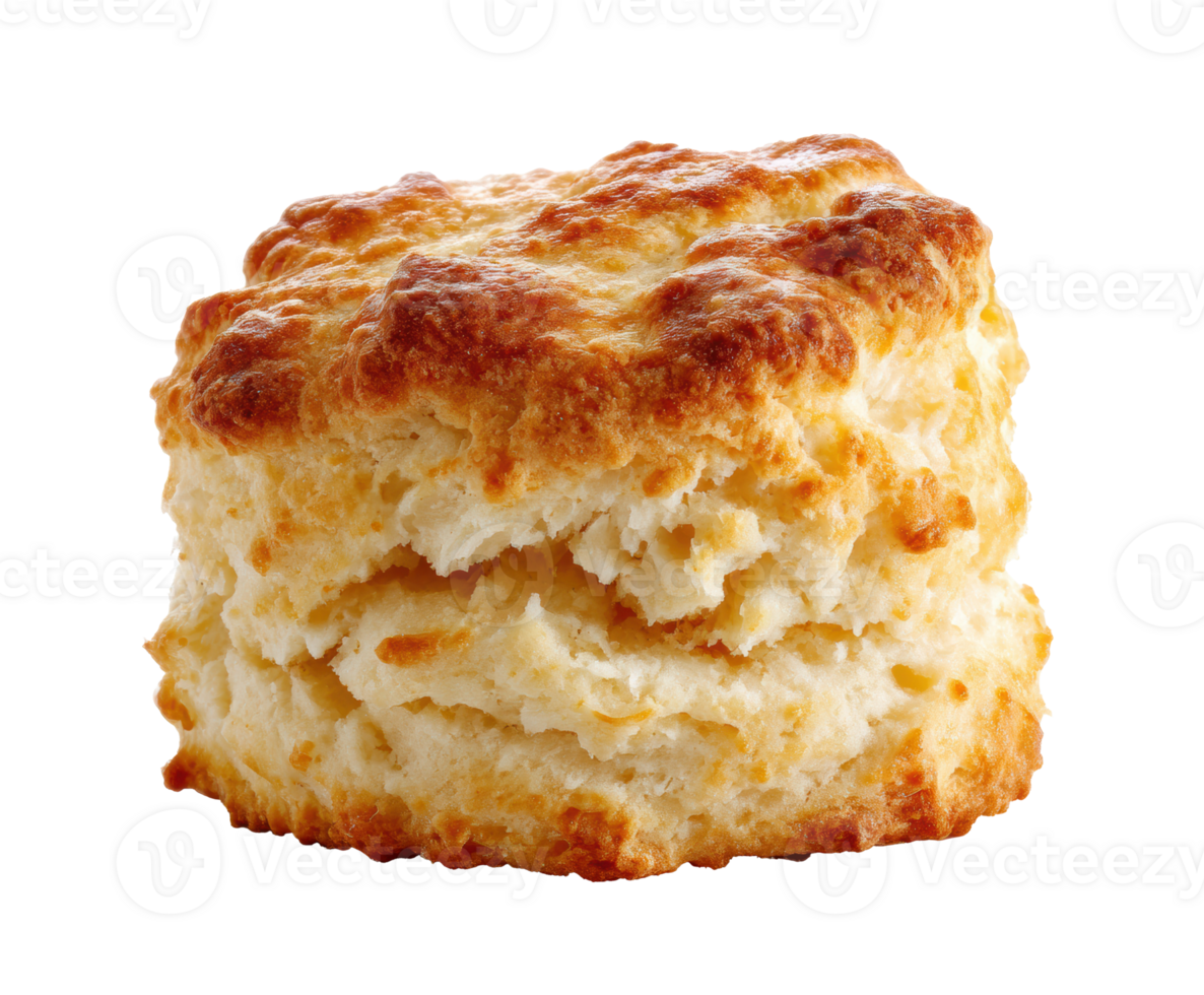 Fluffy homemade biscuit perfect for breakfast or brunch png