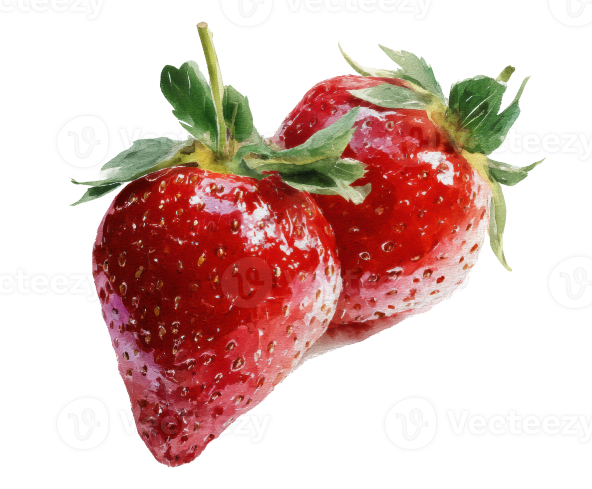Fresh strawberries for healthy snacking and summer recipes png