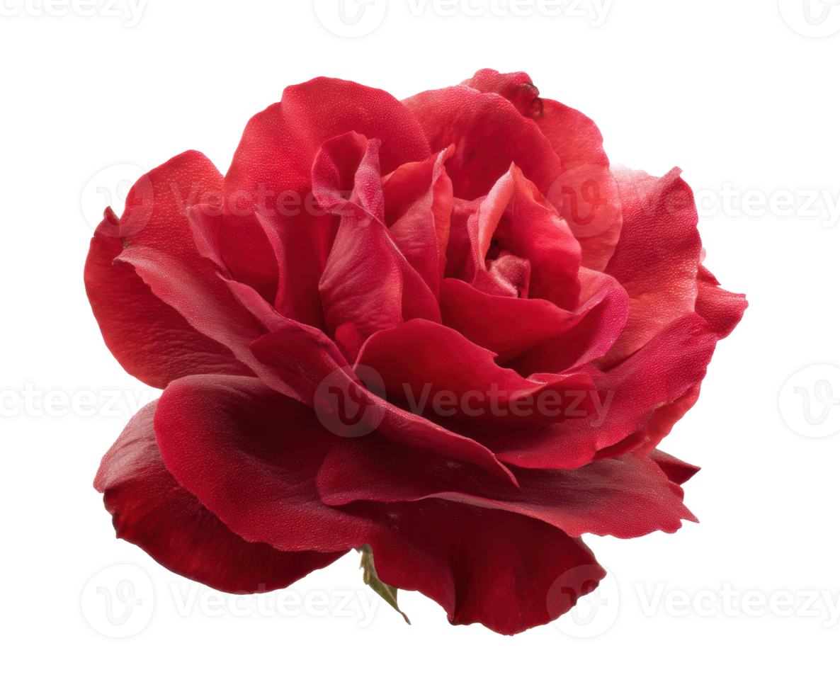 Vibrant red rose for romantic occasions and arrangements png