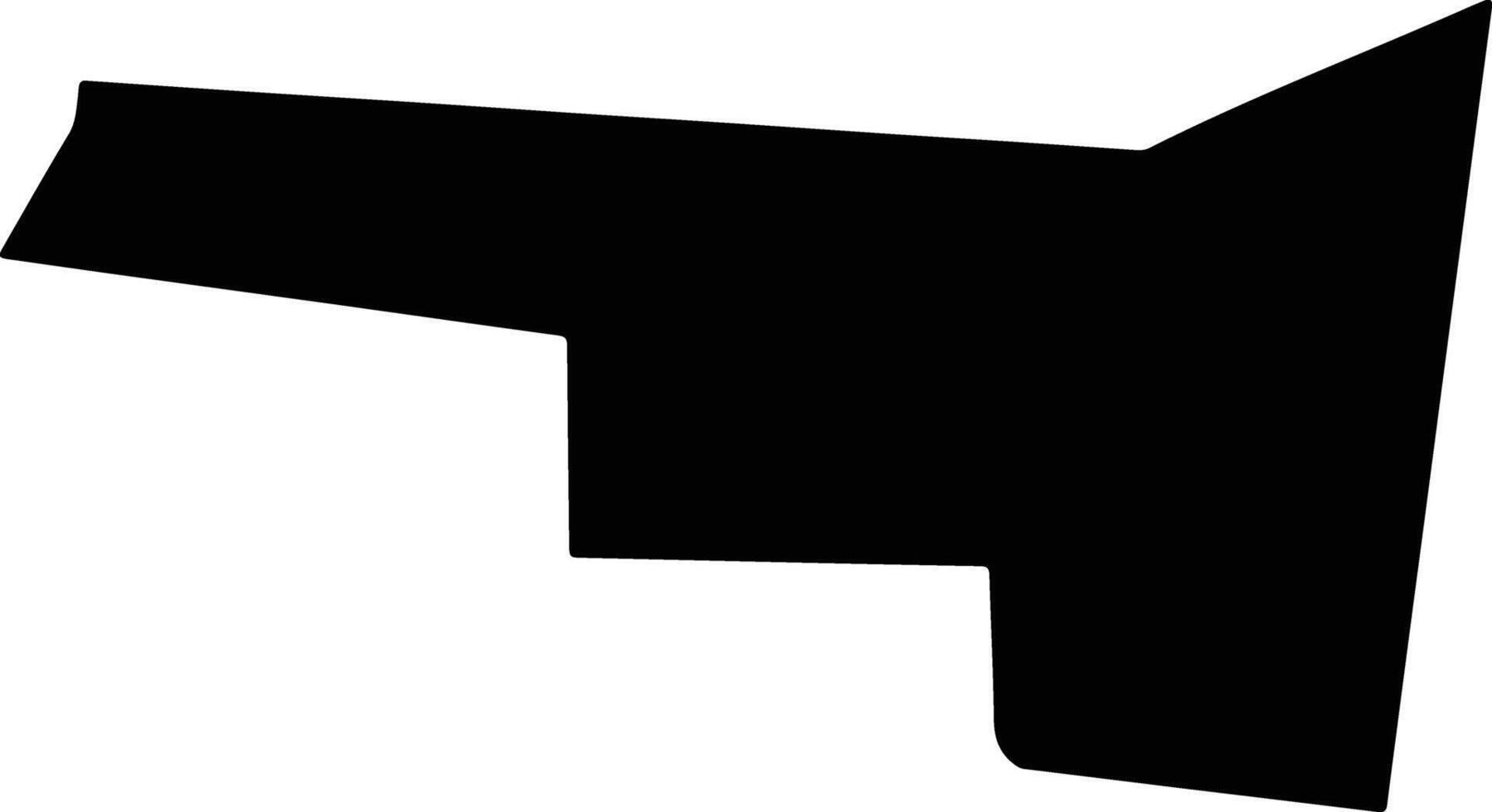 Afonso Bezerra Brazil silhouette map vector