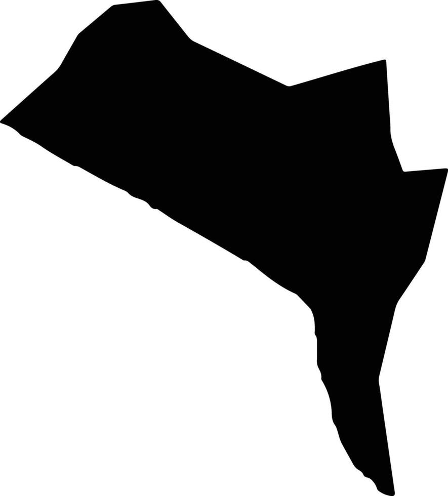 Acajutla El Salvador silhouette map vector