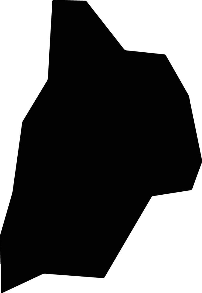 Aflah Ash Sham Yemen silhouette map vector
