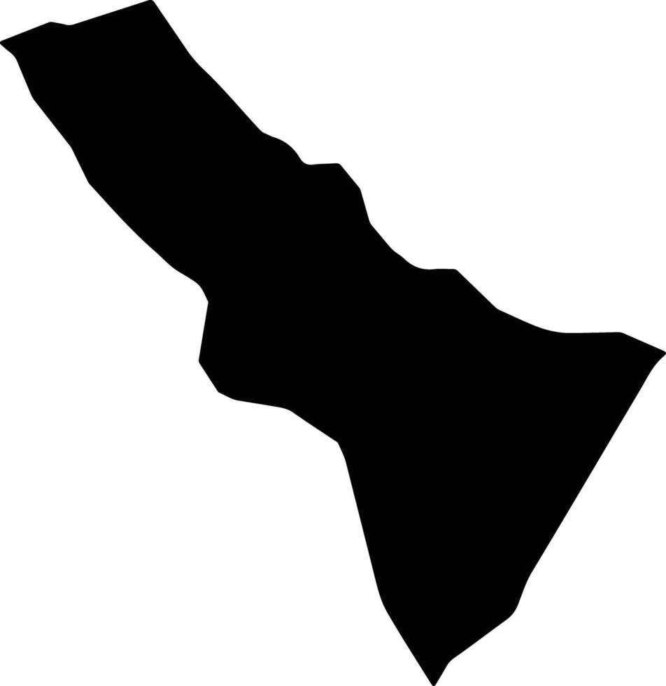 Ad Dinder Sudan silhouette map vector