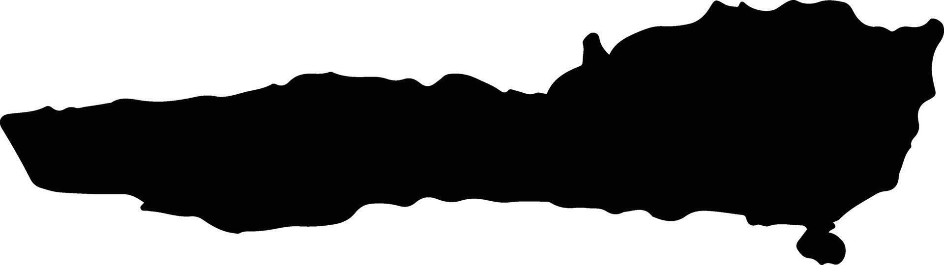 Adraskan Afghanistan silhouette map vector