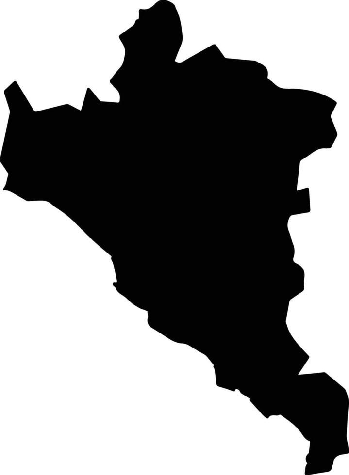 Agnuak Ethiopia silhouette map vector