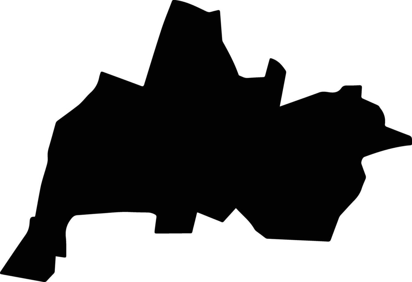 Acolman Mexico silhouette map vector