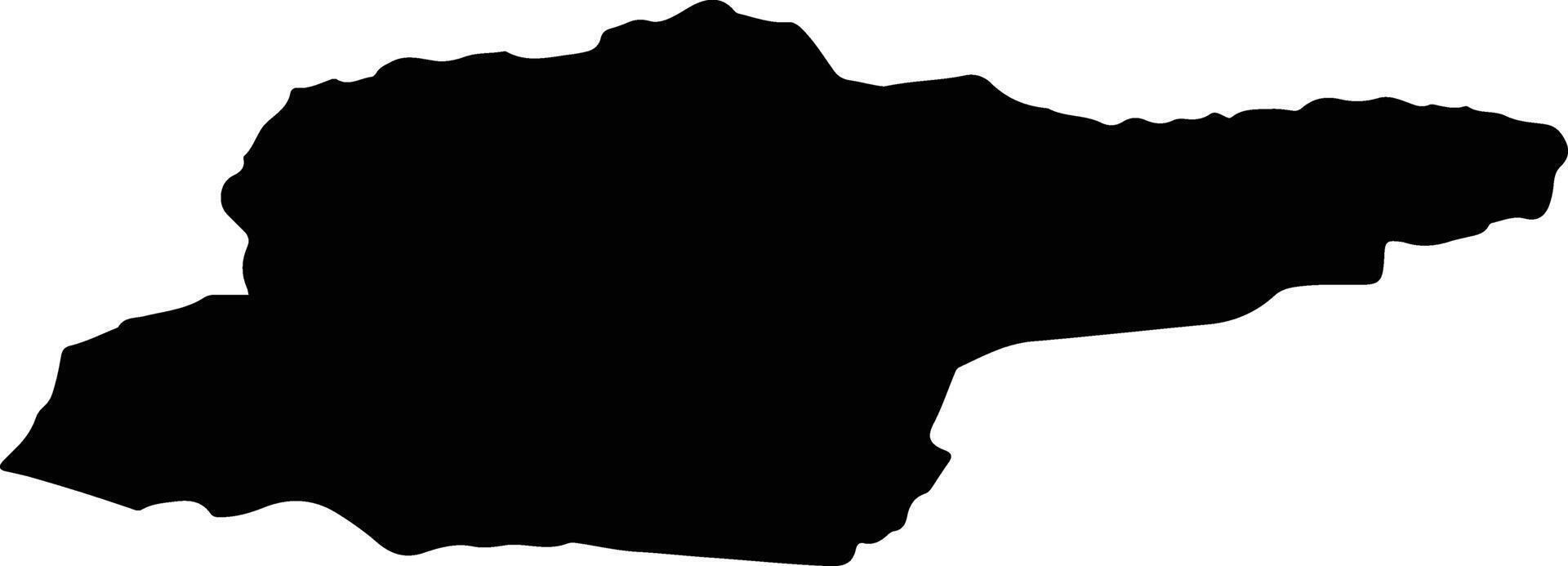 AGAPIA Romania silhouette map vector
