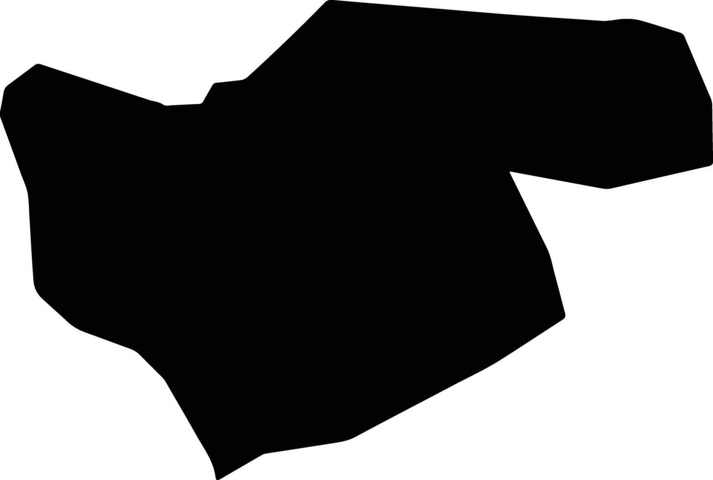 Acquaviva San Marino silhouette map vector