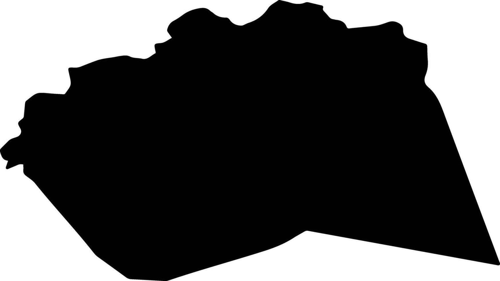 Ahlat Turkey silhouette map vector
