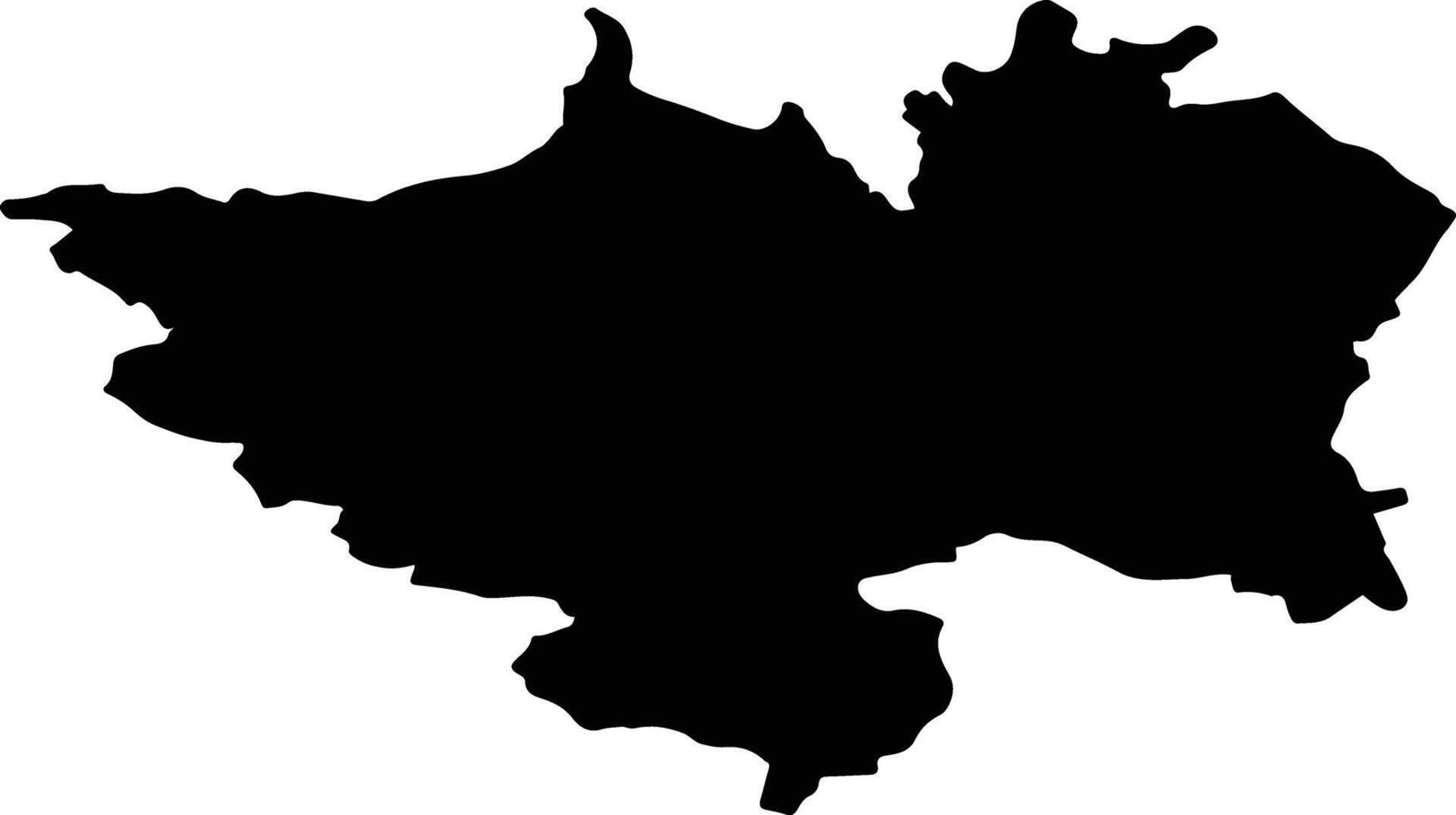 AIUD Romania silhouette map vector