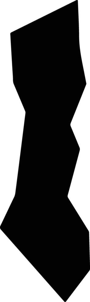 Agios Georgios Lemesou Cyprus silhouette map vector