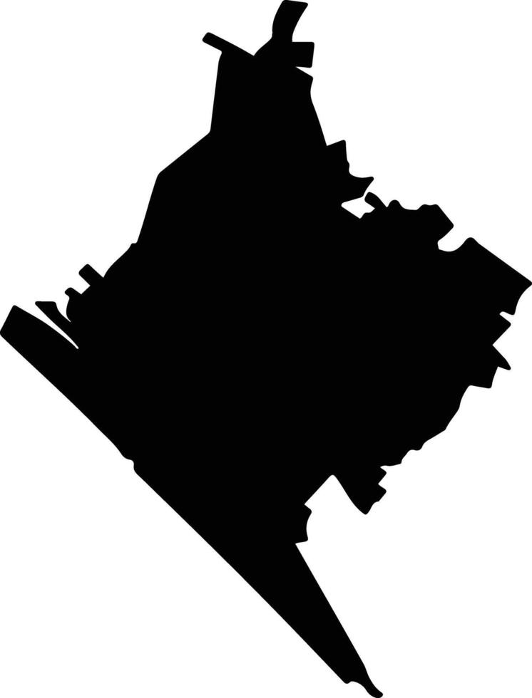 Acapetahua Mexico silhouette map vector