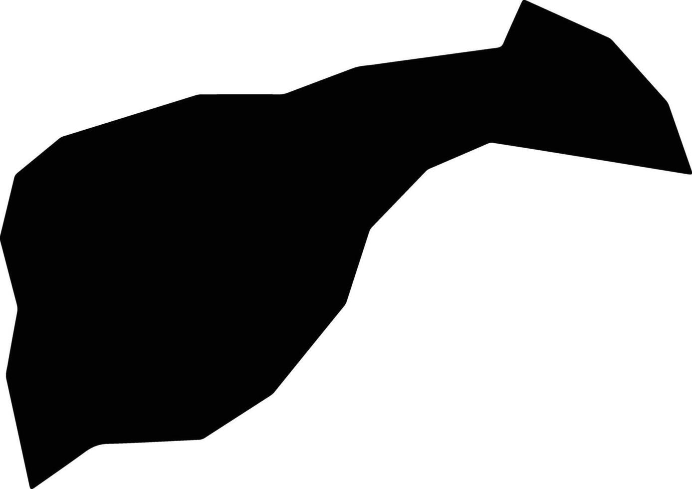 Agioi Trimithias Cyprus silhouette map vector