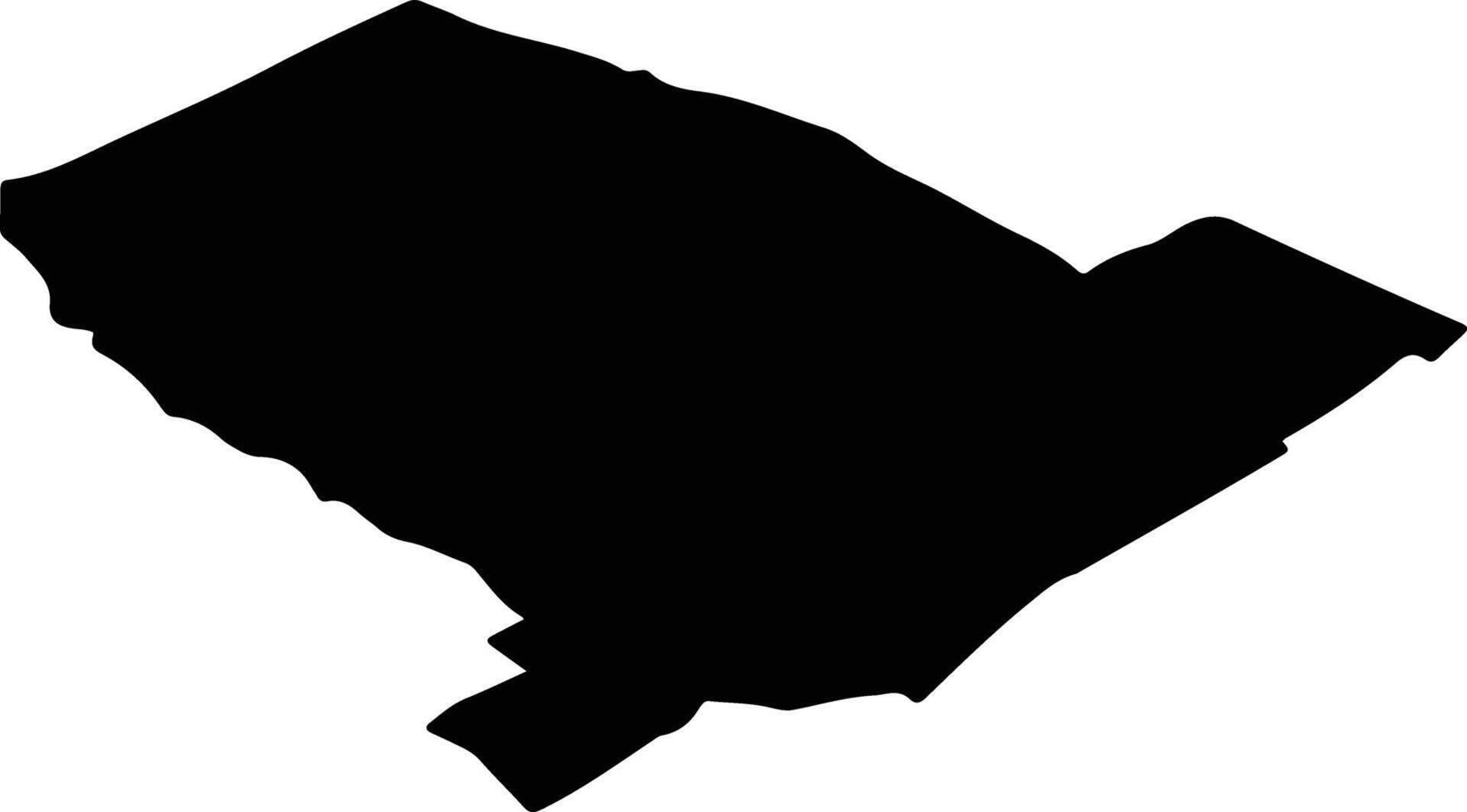 ADASENI Romania silhouette map vector