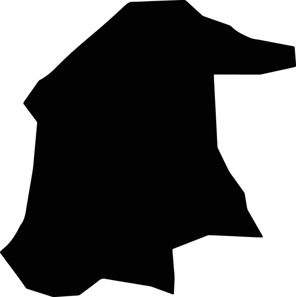 Adaacag Mongolia silhouette map vector