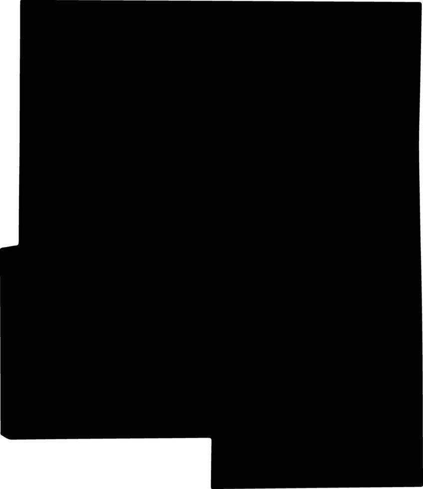 Aitkin United States silhouette map vector