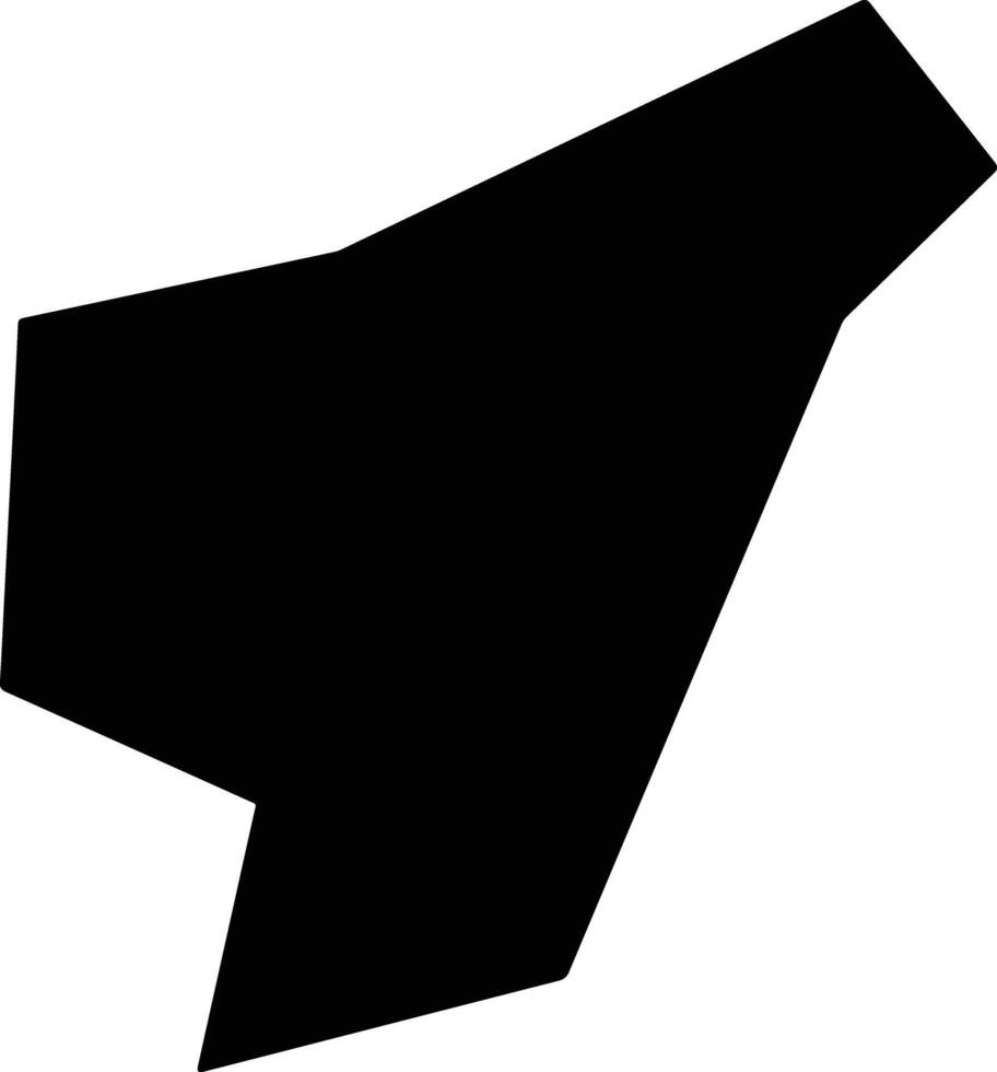 Agridia Cyprus silhouette map vector