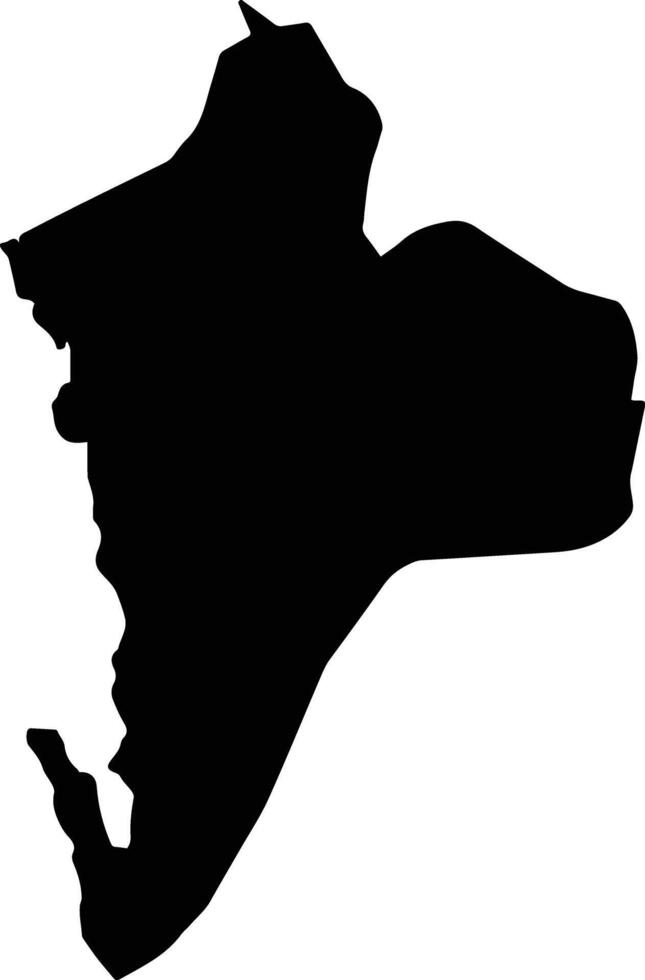 Ad Durayhimi Yemen silhouette map vector