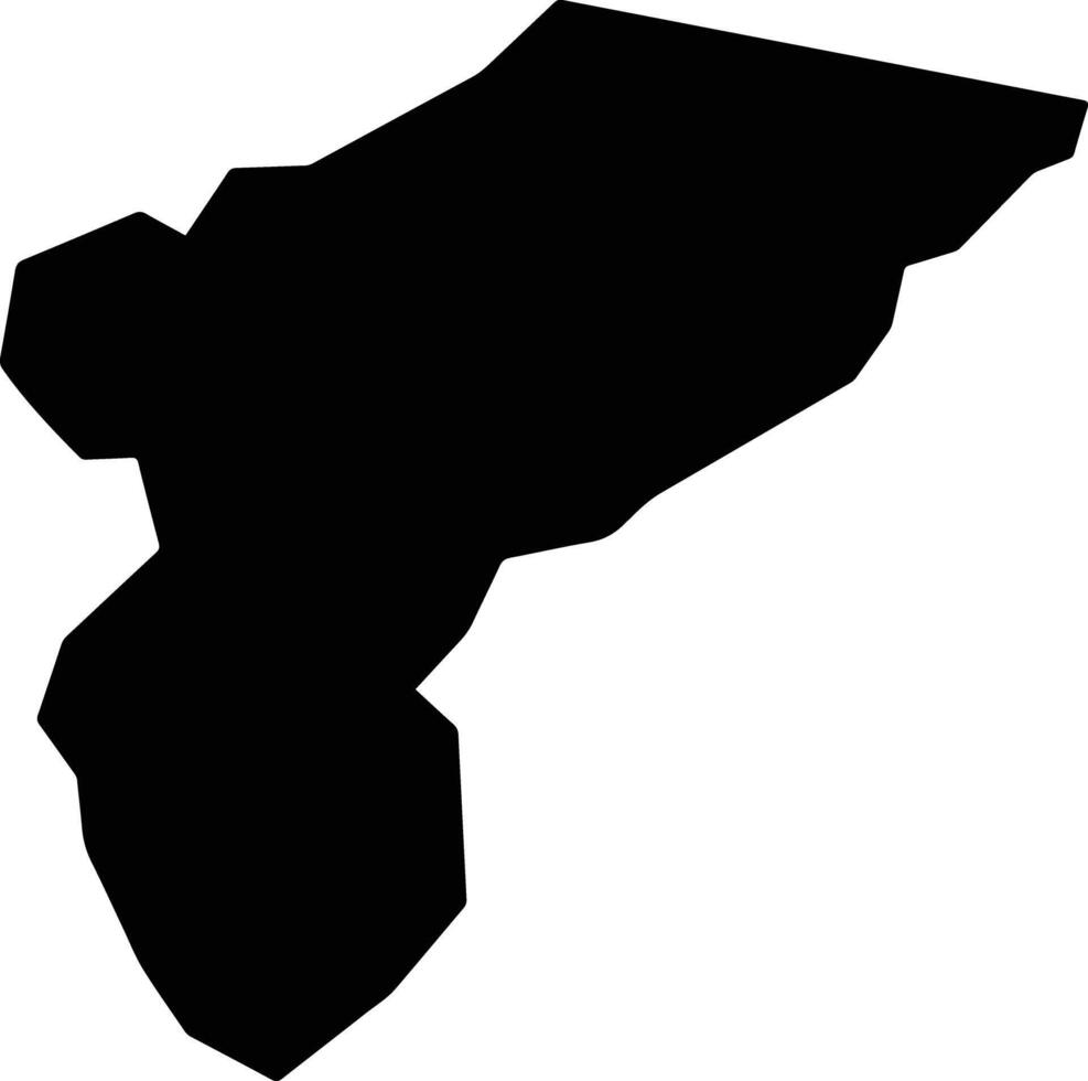 Acorizal Brazil silhouette map vector