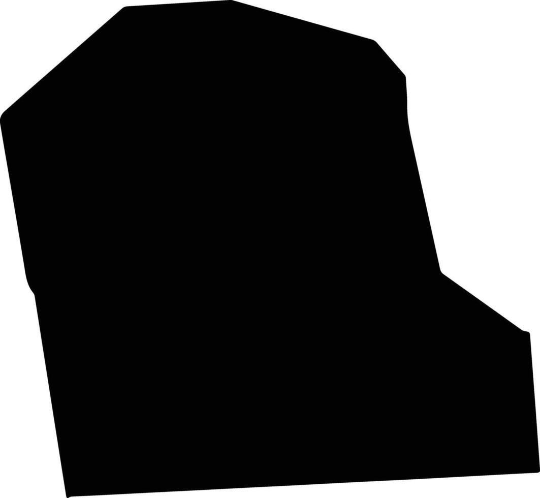Adelaide Australia silhouette map vector