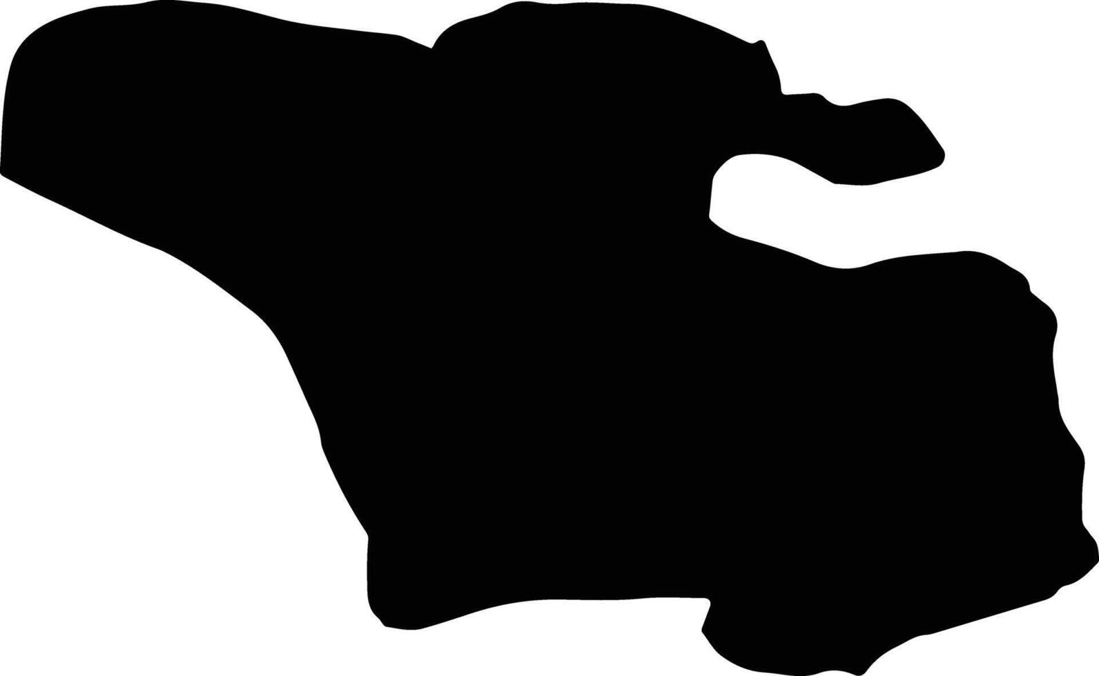 Ad Diriyah Saudi Arabia silhouette map vector