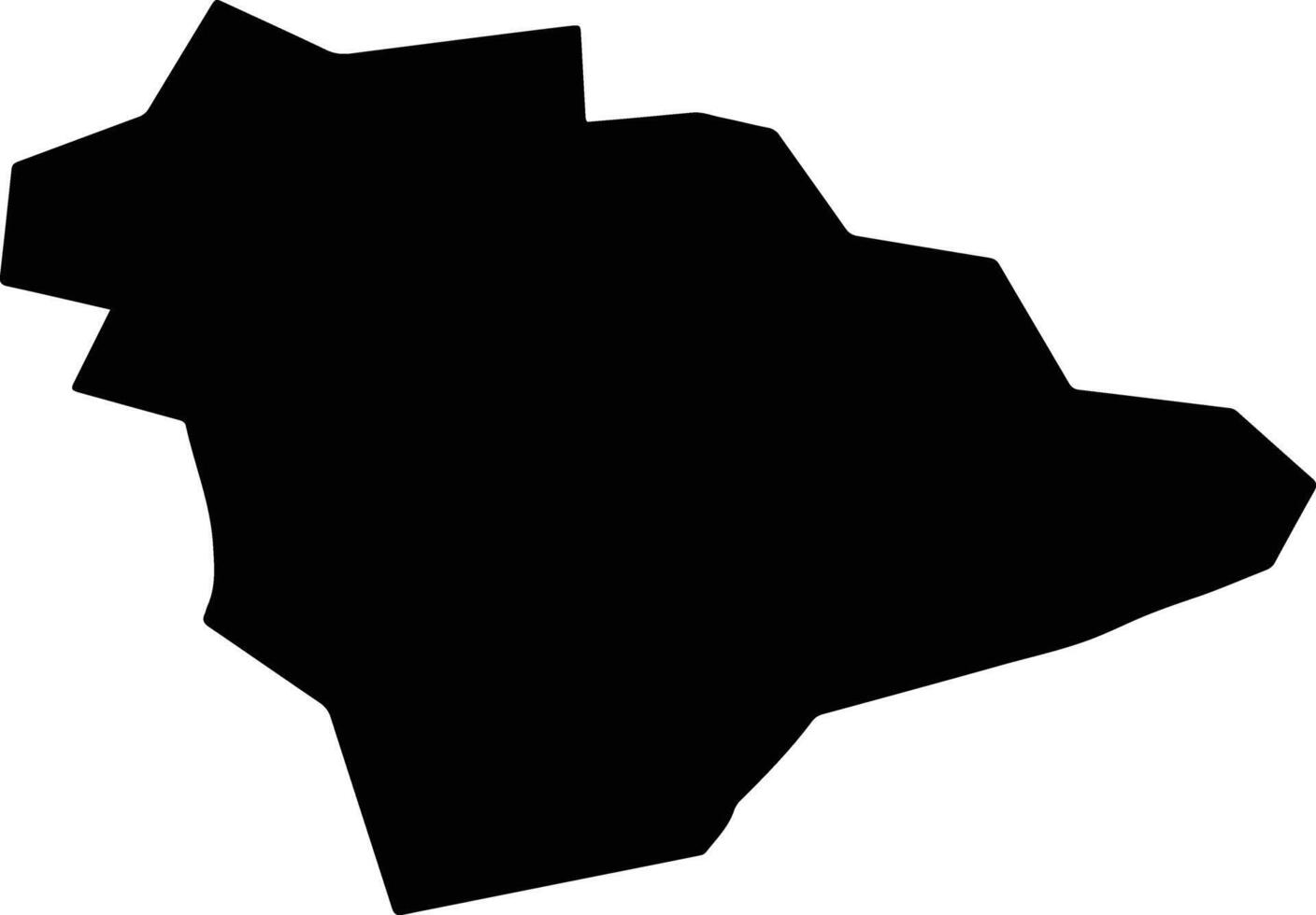 Agios Theodoros Larnakas Cyprus silhouette map vector